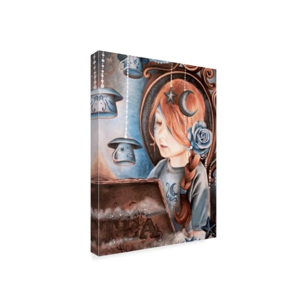 Sheena Pike Art And Illustration 'Tea In The Moonlight' Canvas Art,14x19